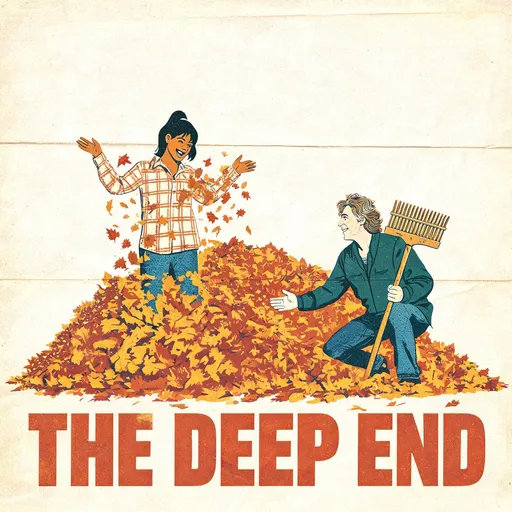 The Deep End in the buddy-movie poster style — sample illustration