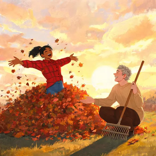Storybook sample — made-up characters