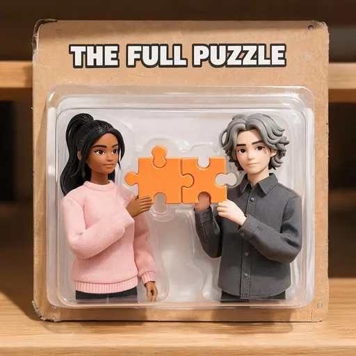 Collectible figurine sample — made-up characters